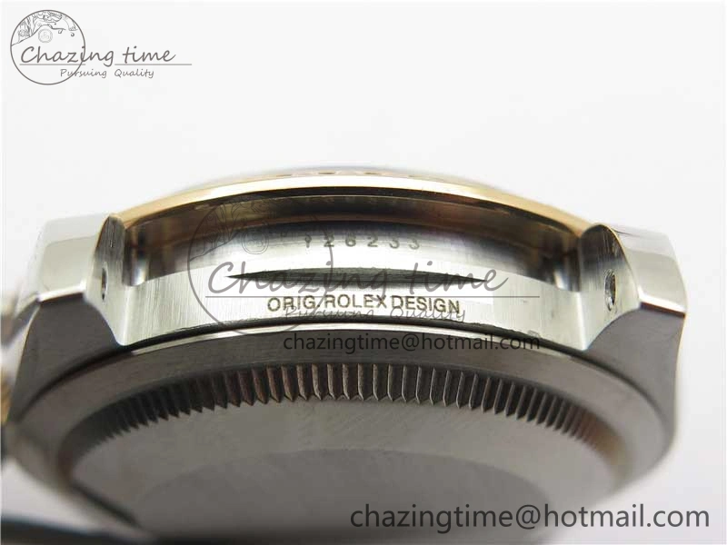 DateJust 36 SS RG 126201 BP Maker 1:1 Best Edition Gray Roman Dial on Oyster Bracelet
