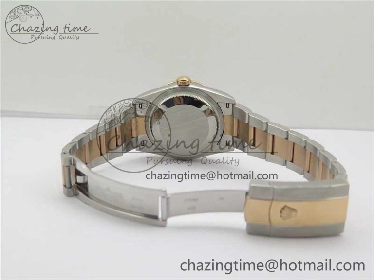 DateJust 36 SS RG 126201 BP Maker 1:1 Best Edition Gray Roman Dial on Oyster Bracelet