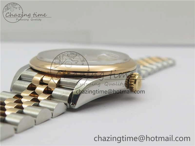DateJust 36 SS RG 126201 BP Maker 1:1 Best Edition Silver Dial on Jubilee Bracelet