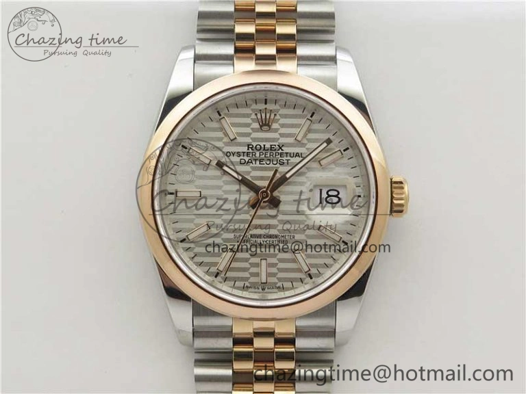 DateJust 36 SS RG 126201 BP Maker 1:1 Best Edition Silver Dial on Jubilee Bracelet