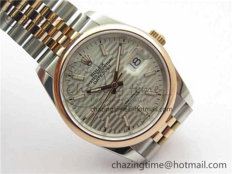 DateJust 36 SS RG 126201 BP Maker 1:1 Best Edition Silver Dial on Jubilee Bracelet