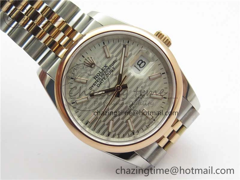 DateJust 36 SS RG 126201 BP Maker 1:1 Best Edition Silver Dial on Jubilee Bracelet