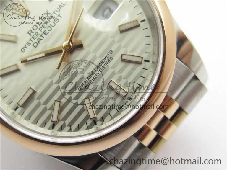 DateJust 36 SS RG 126201 BP Maker 1:1 Best Edition Silver Dial on Jubilee Bracelet