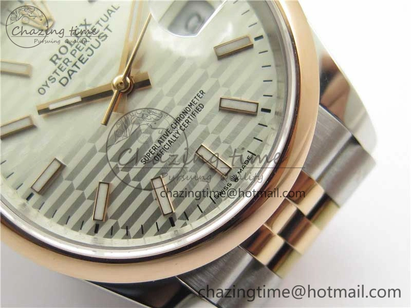 DateJust 36 SS RG 126201 BP Maker 1:1 Best Edition Silver Dial on Jubilee Bracelet