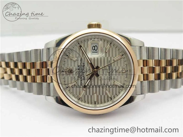 DateJust 36 SS RG 126201 BP Maker 1:1 Best Edition Silver Dial on Jubilee Bracelet