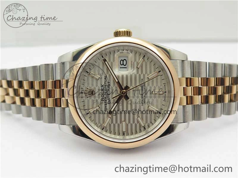 DateJust 36 SS RG 126201 BP Maker 1:1 Best Edition Silver Dial on Jubilee Bracelet