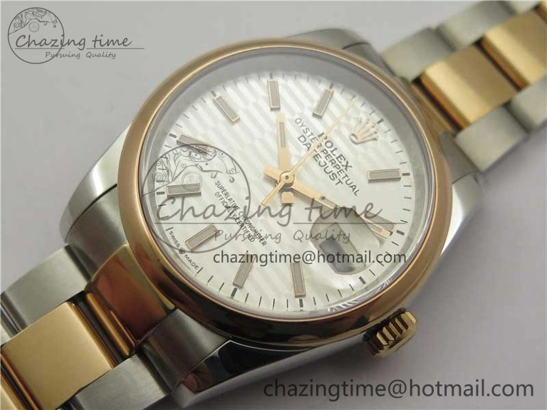 DateJust 36 SS RG 126201 BP Maker 1:1 Best Edition Silver Dial on Oyster Bracelet