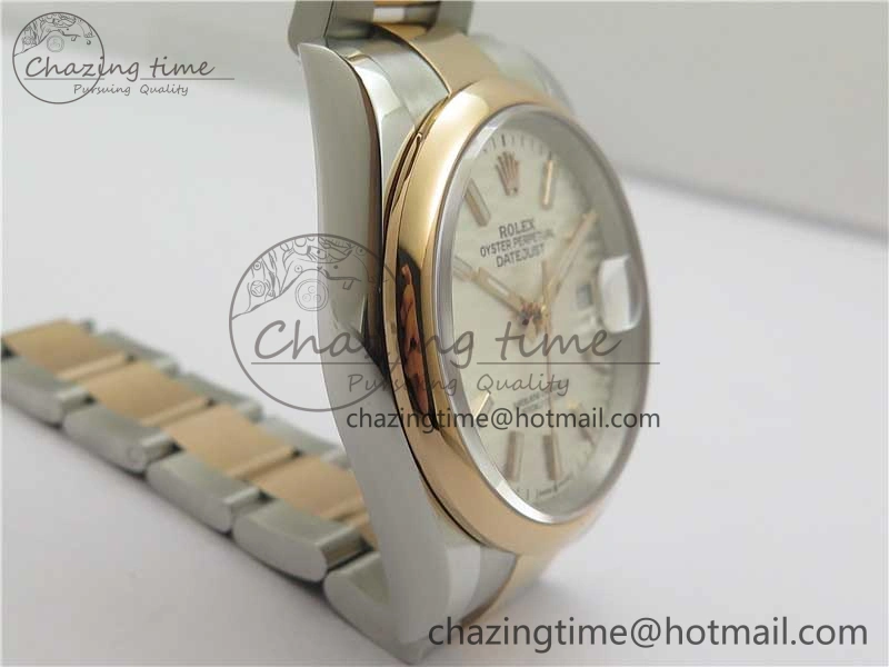 DateJust 36 SS RG 126201 BP Maker 1:1 Best Edition Silver Dial on Oyster Bracelet