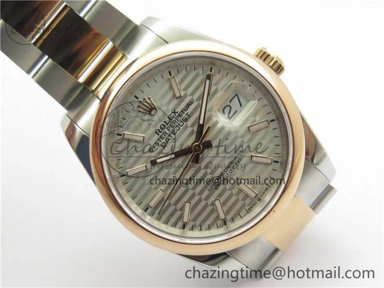 DateJust 36 SS RG 126201 BP Maker 1:1 Best Edition Silver Dial on Oyster Bracelet