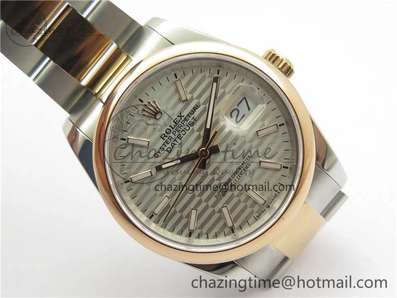 DateJust 36 SS RG 126201 BP Maker 1:1 Best Edition Silver Dial on Oyster Bracelet