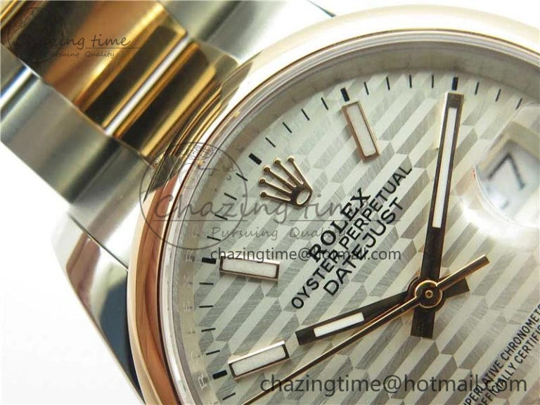 DateJust 36 SS RG 126201 BP Maker 1:1 Best Edition Silver Dial on Oyster Bracelet