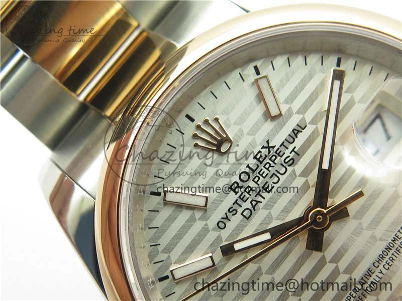 DateJust 36 SS RG 126201 BP Maker 1:1 Best Edition Silver Dial on Oyster Bracelet