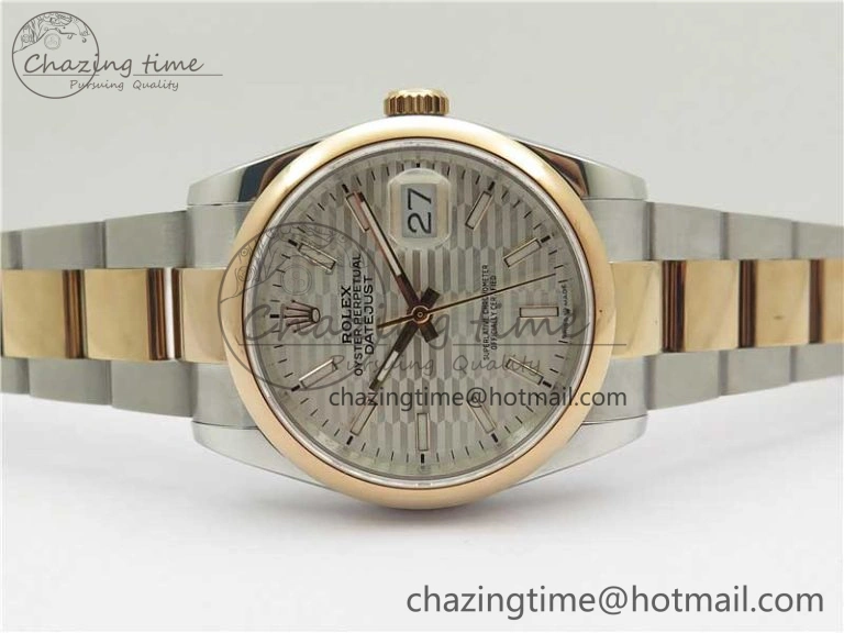 DateJust 36 SS RG 126201 BP Maker 1:1 Best Edition Silver Dial on Oyster Bracelet