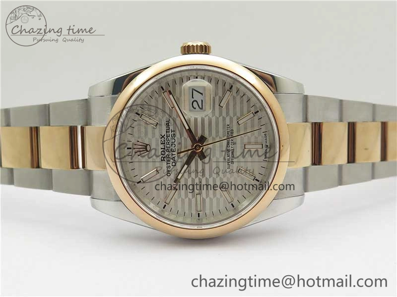DateJust 36 SS RG 126201 BP Maker 1:1 Best Edition Silver Dial on Oyster Bracelet