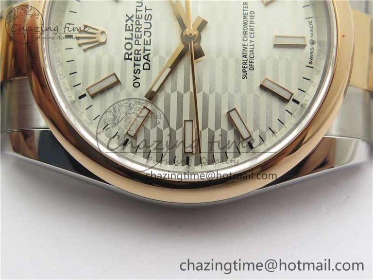 DateJust 36 SS RG 126201 BP Maker 1:1 Best Edition Silver Dial on Oyster Bracelet
