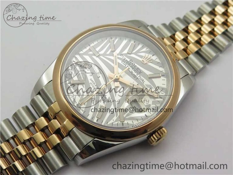 DateJust 36 SS RG 126201 BP Maker 1:1 Best Edition Silver Gray Dial on Jubilee Bracelet
