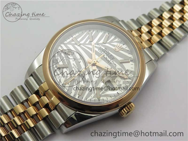 DateJust 36 SS RG 126201 BP Maker 1:1 Best Edition Silver Gray Dial on Jubilee Bracelet