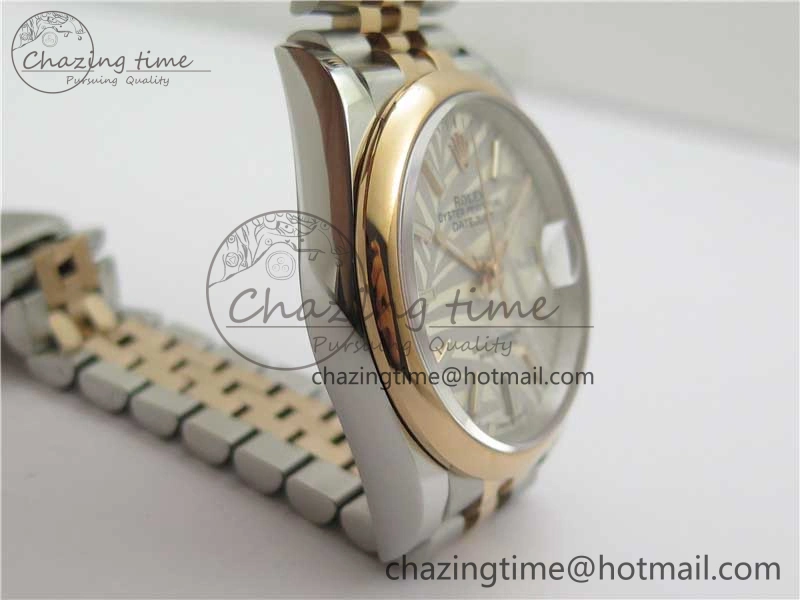 DateJust 36 SS RG 126201 BP Maker 1:1 Best Edition Silver Gray Dial on Jubilee Bracelet