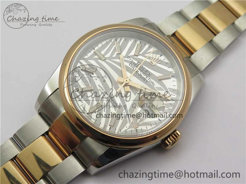 DateJust 36 SS RG 126201 BP Maker 1:1 Best Edition Silver Gray Dial on Oyster Bracelet
