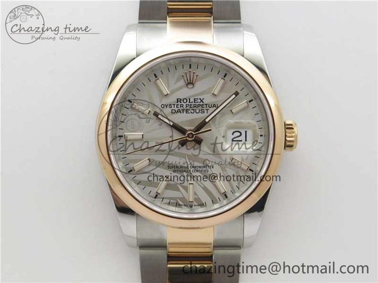 DateJust 36 SS RG 126201 BP Maker 1:1 Best Edition Silver Gray Dial on Oyster Bracelet