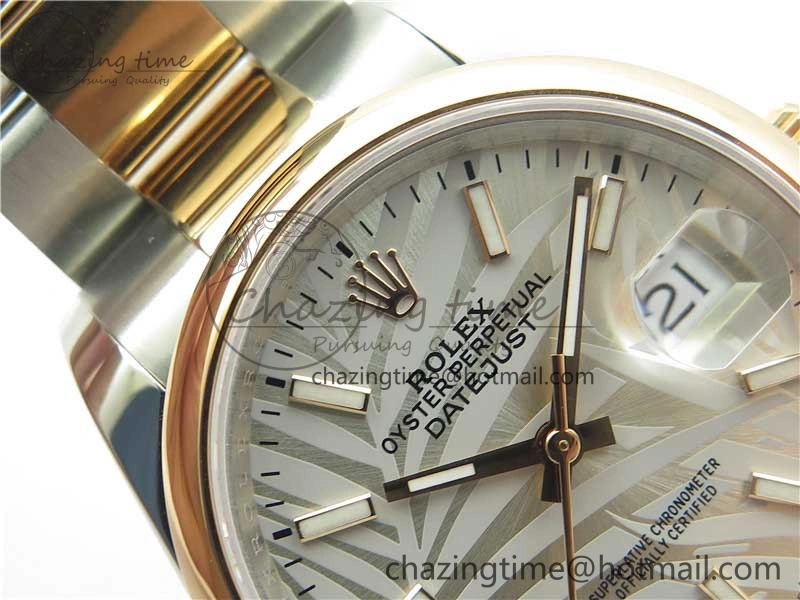 DateJust 36 SS RG 126201 BP Maker 1:1 Best Edition Silver Gray Dial on Oyster Bracelet