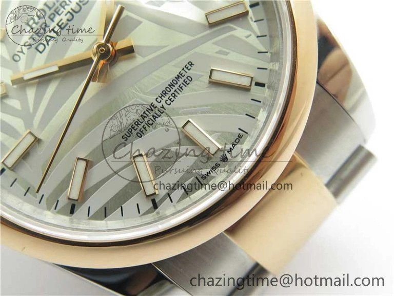 DateJust 36 SS RG 126201 BP Maker 1:1 Best Edition Silver Gray Dial on Oyster Bracelet