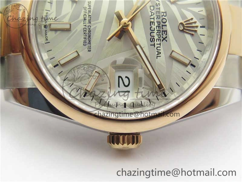 DateJust 36 SS RG 126201 BP Maker 1:1 Best Edition Silver Gray Dial on Oyster Bracelet