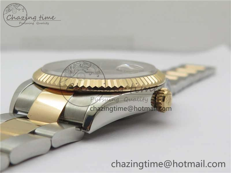 DateJust 36 SS RG 126231 BP Maker 1:1 Best Edition Gray Roman Dial on Oyster Bracelet