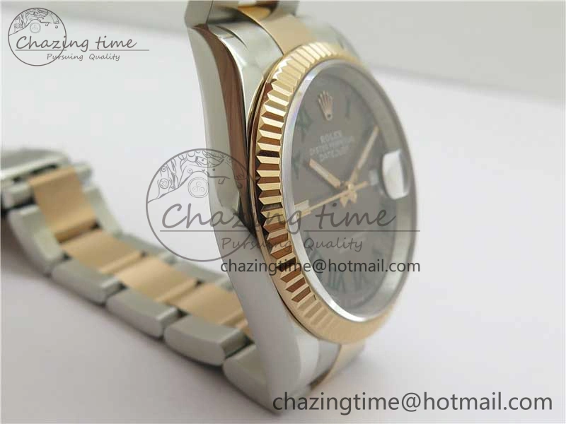 DateJust 36 SS RG 126231 BP Maker 1:1 Best Edition Gray Roman Dial on Oyster Bracelet