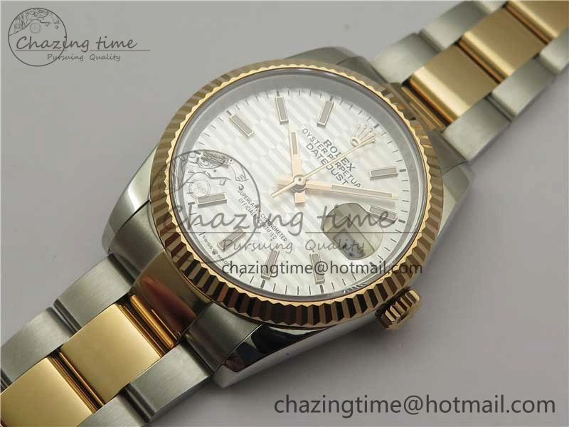 DateJust 36 SS RG 126231 BP Maker 1:1 Best Edition Silver Dial on Oyster Bracelet