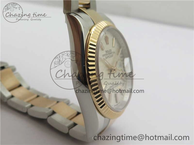 DateJust 36 SS RG 126231 BP Maker 1:1 Best Edition Silver Dial on Oyster Bracelet
