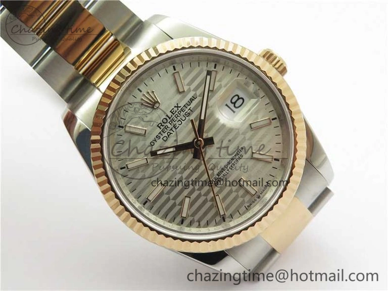 DateJust 36 SS RG 126231 BP Maker 1:1 Best Edition Silver Dial on Oyster Bracelet