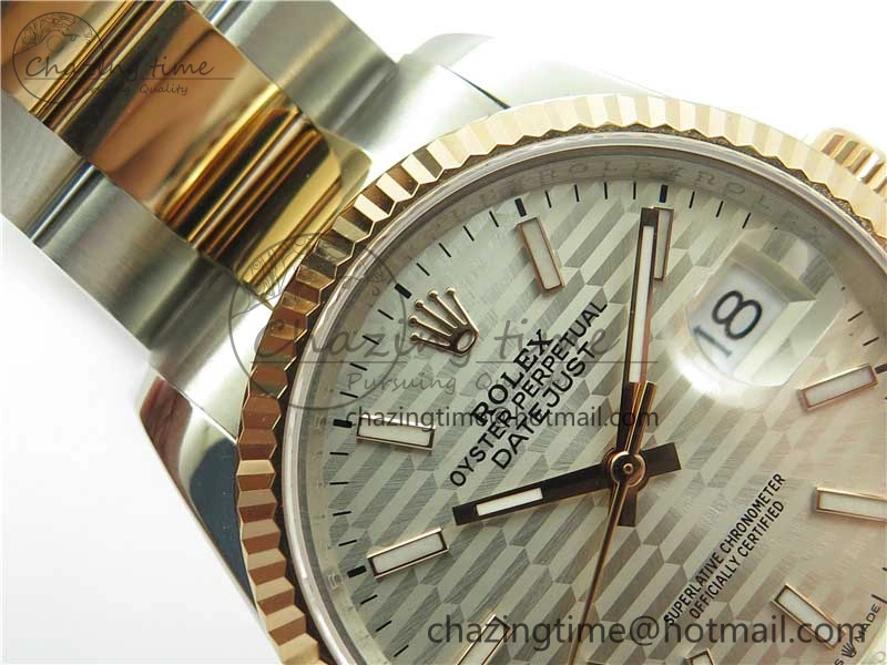 DateJust 36 SS RG 126231 BP Maker 1:1 Best Edition Silver Dial on Oyster Bracelet