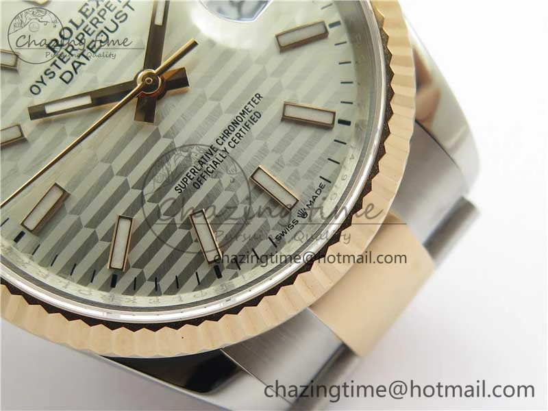 DateJust 36 SS RG 126231 BP Maker 1:1 Best Edition Silver Dial on Oyster Bracelet