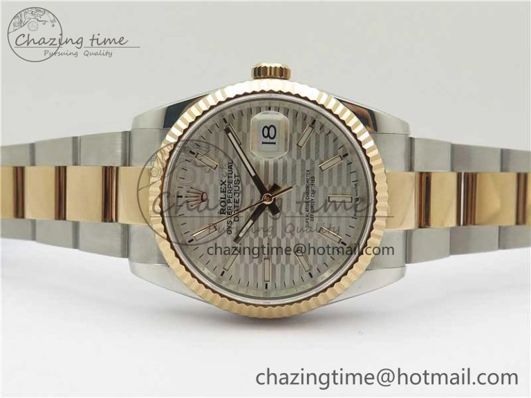DateJust 36 SS RG 126231 BP Maker 1:1 Best Edition Silver Dial on Oyster Bracelet