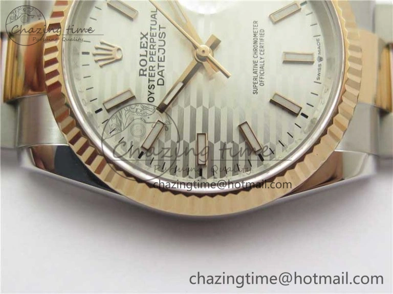 DateJust 36 SS RG 126231 BP Maker 1:1 Best Edition Silver Dial on Oyster Bracelet