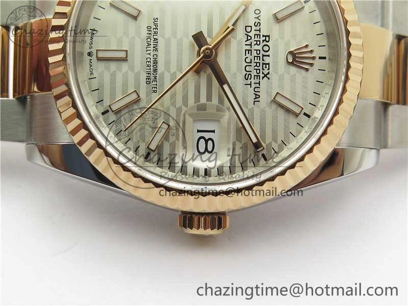 DateJust 36 SS RG 126231 BP Maker 1:1 Best Edition Silver Dial on Oyster Bracelet