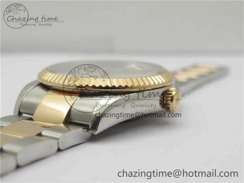DateJust 36 SS RG 126231 BP Maker 1:1 Best Edition Silver Gray Dial on Oyster Bracelet
