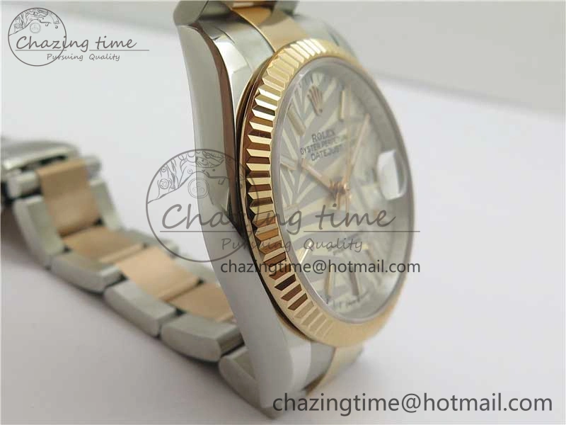 DateJust 36 SS RG 126231 BP Maker 1:1 Best Edition Silver Gray Dial on Oyster Bracelet