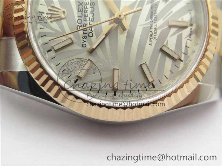 DateJust 36 SS RG 126231 BP Maker 1:1 Best Edition Silver Gray Dial on Oyster Bracelet