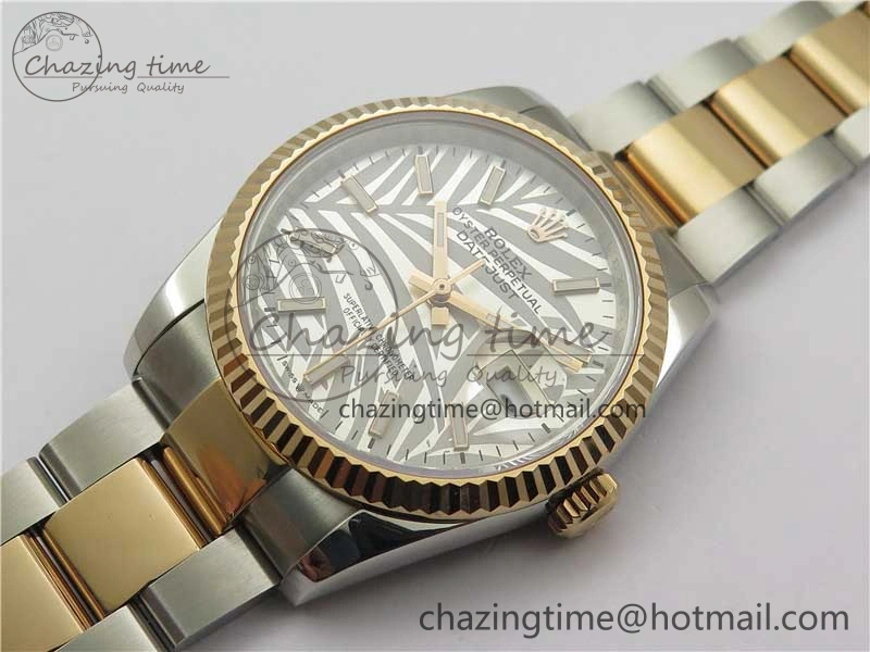DateJust 36 SS RG 126231 BP Maker 1:1 Best Edition Silver Gray Dial on Oyster Bracelet