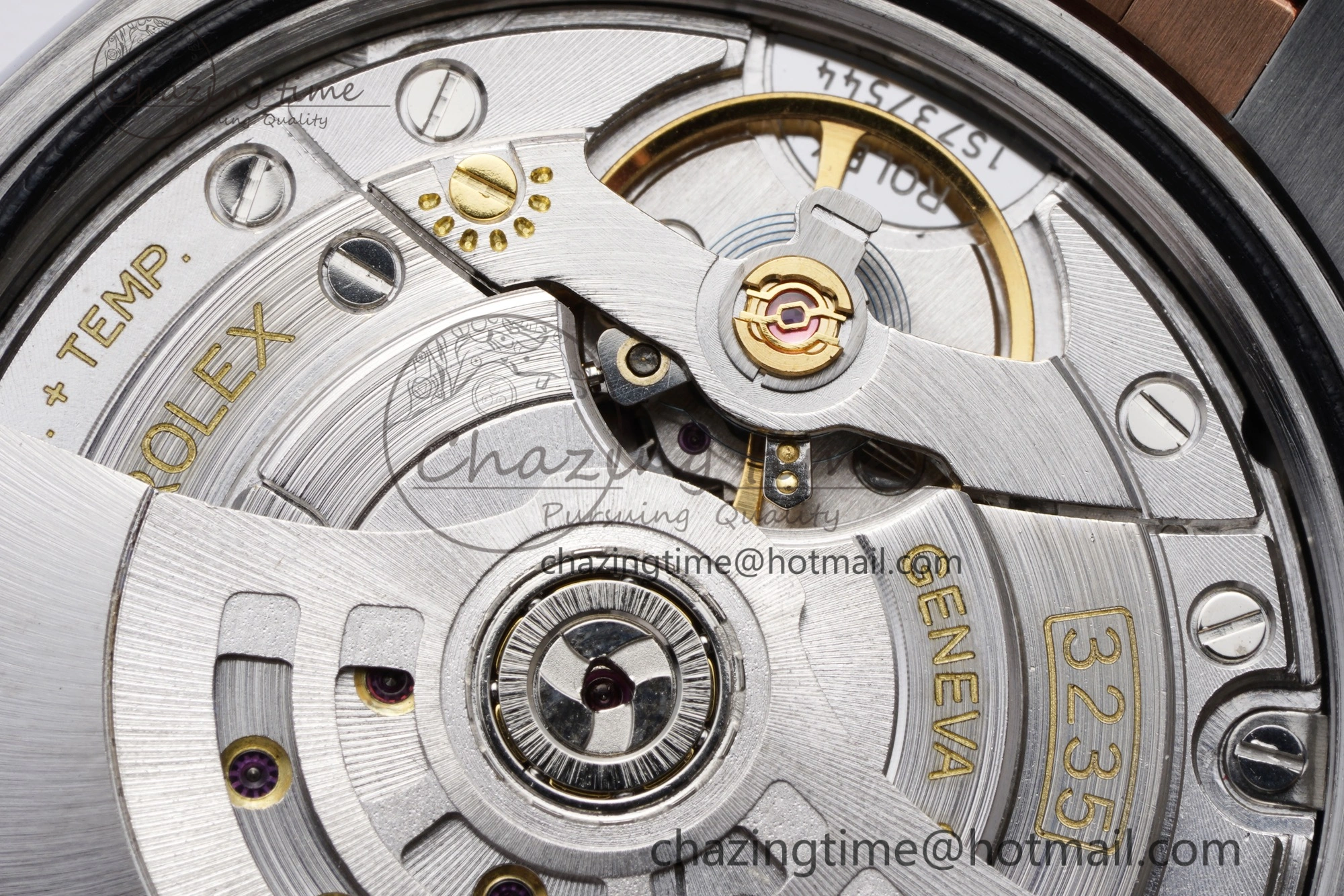 DateJust 36 SS RG 126231 JDF RG Plated 904L Steel Gray Dial Roman Markers on Jubilee Bracelet V2