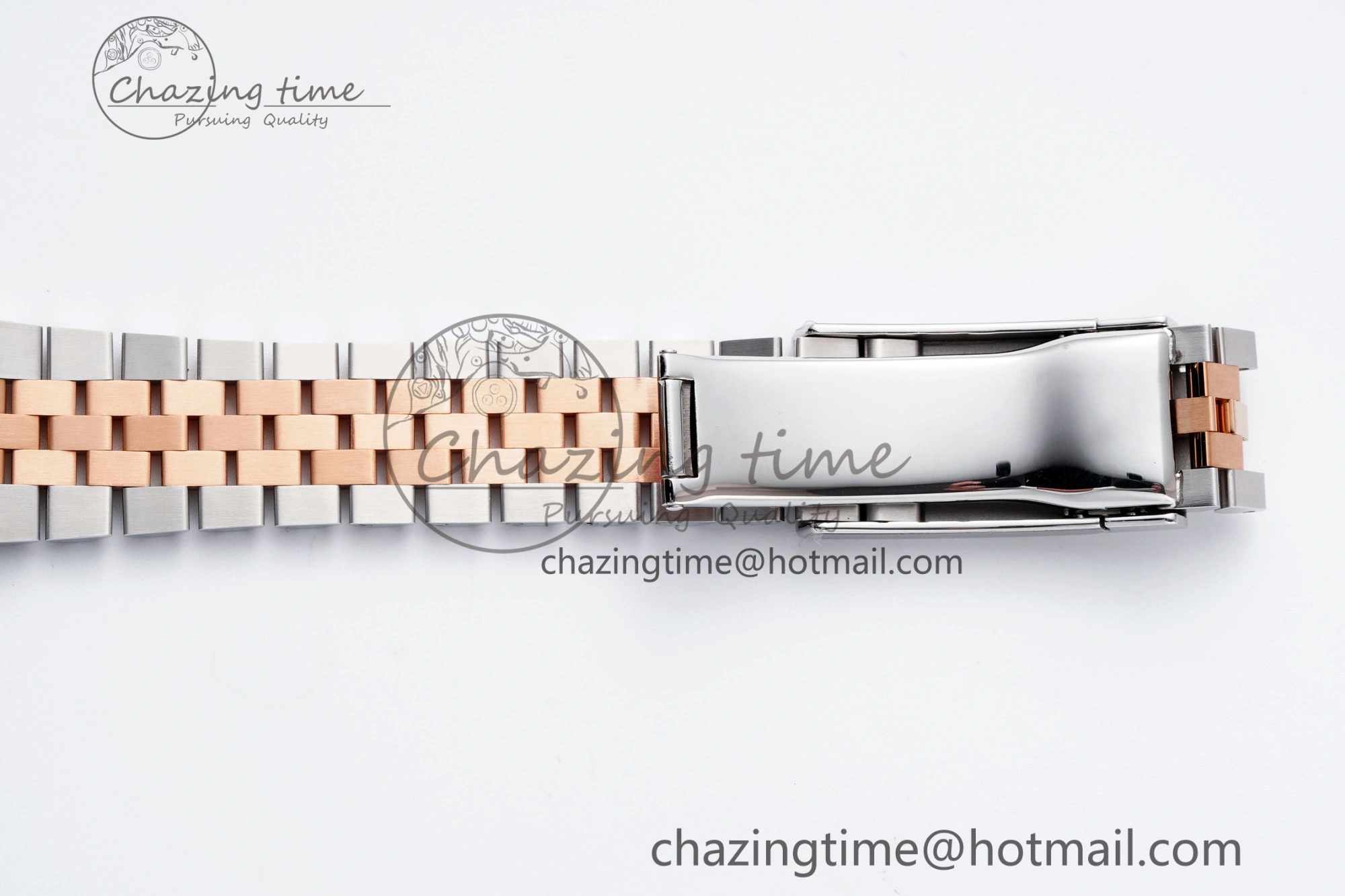 DateJust 36 SS RG 126231 JDF RG Plated 904L Steel Gray Dial Roman Markers on Jubilee Bracelet V2