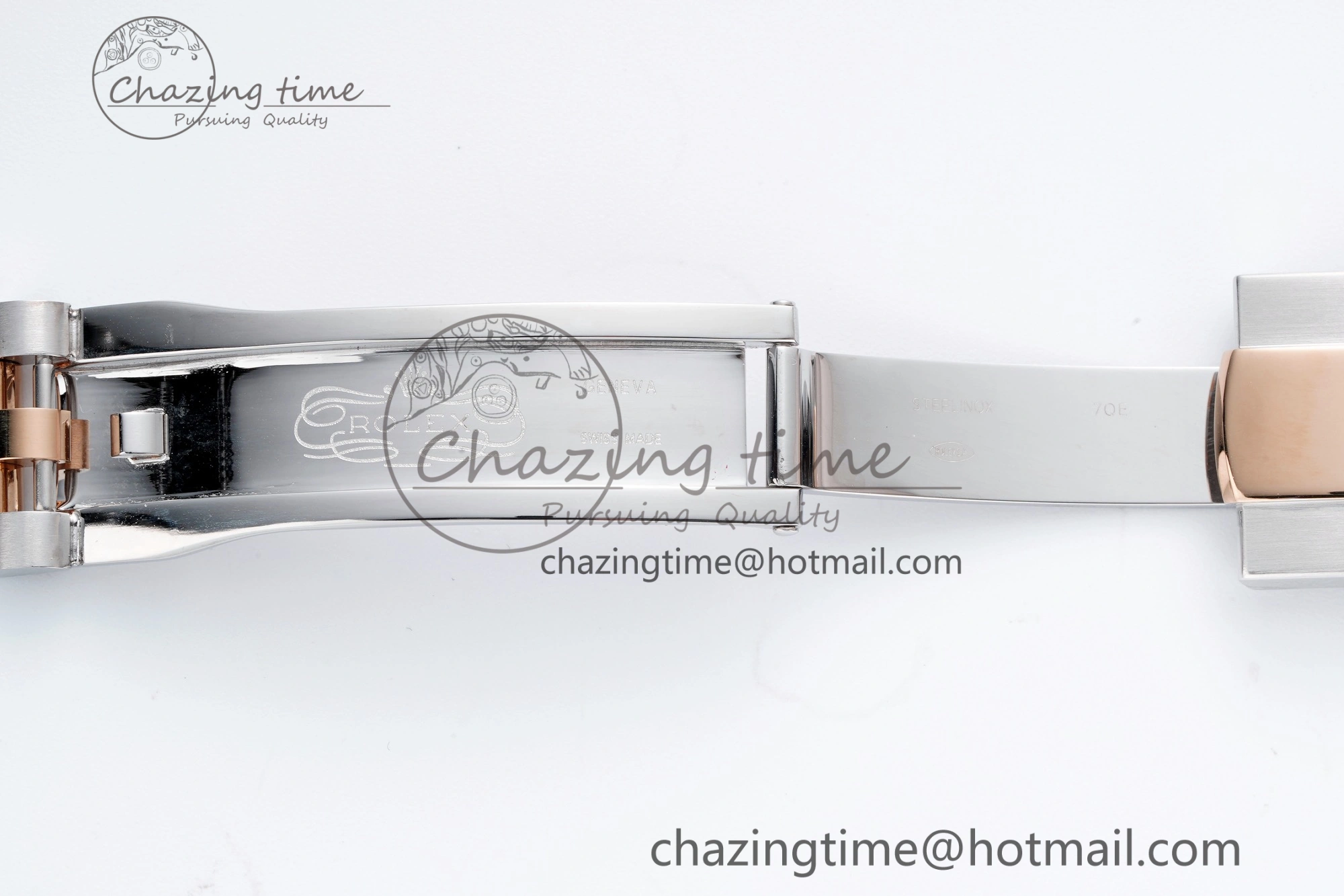 DateJust 36 SS RG 126231 JDF RG Plated 904L Steel Gray Dial Roman Markers on Jubilee Bracelet V2
