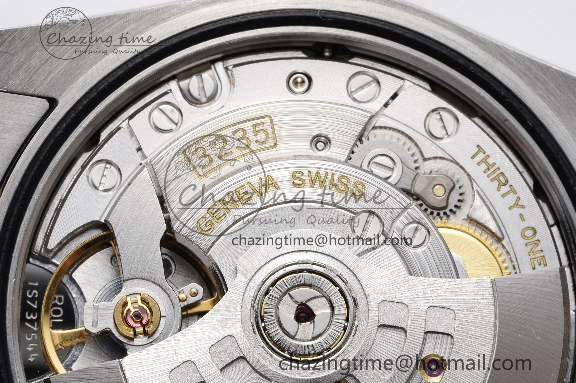 DateJust 36 SS RG 126231 JDF RG Plated 904L Steel Gray Dial Roman Markers on Jubilee Bracelet V2