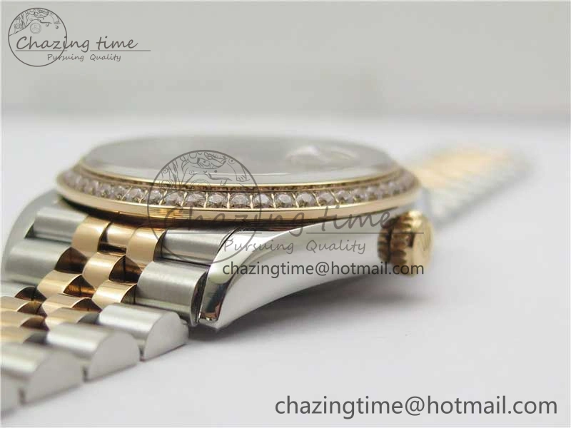 DateJust 36 SS RG 126281 BP Maker 1:1 Best Edition Gray Roman Dial on Jubilee Bracelet