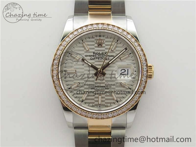 DateJust 36 SS RG 126281 BP Maker 1:1 Best Edition Silver Dial on Oyster Bracelet
