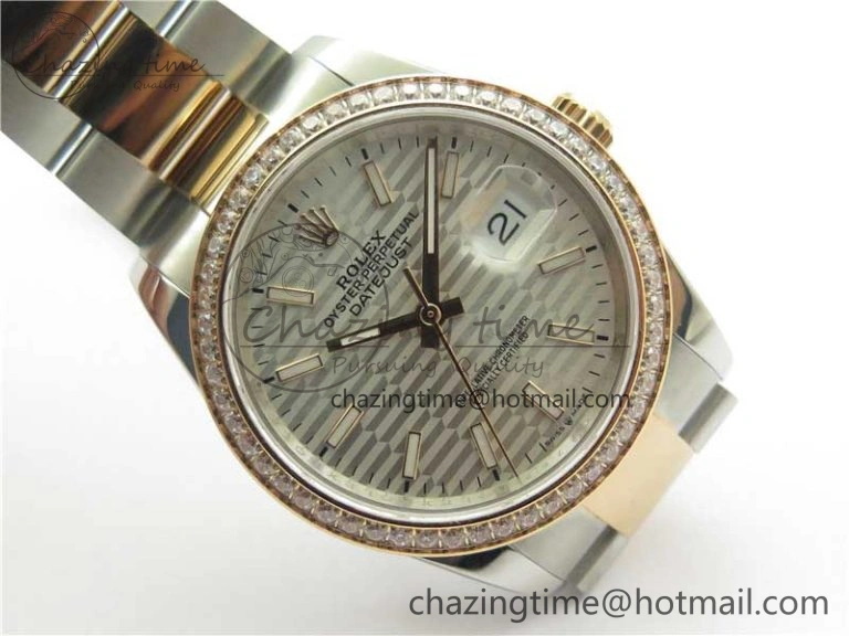 DateJust 36 SS RG 126281 BP Maker 1:1 Best Edition Silver Dial on Oyster Bracelet