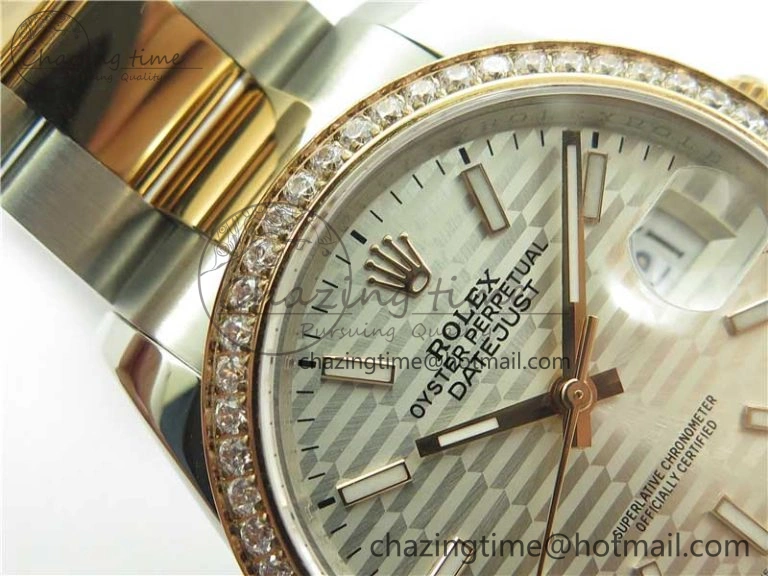 DateJust 36 SS RG 126281 BP Maker 1:1 Best Edition Silver Dial on Oyster Bracelet