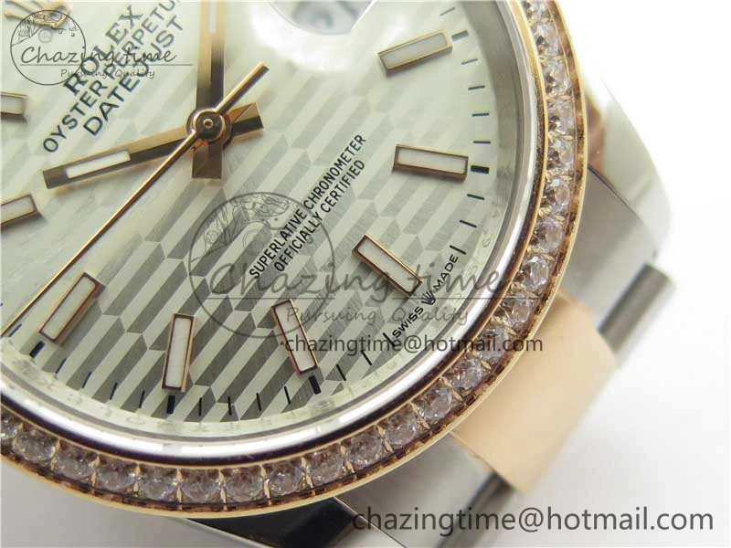 DateJust 36 SS RG 126281 BP Maker 1:1 Best Edition Silver Dial on Oyster Bracelet
